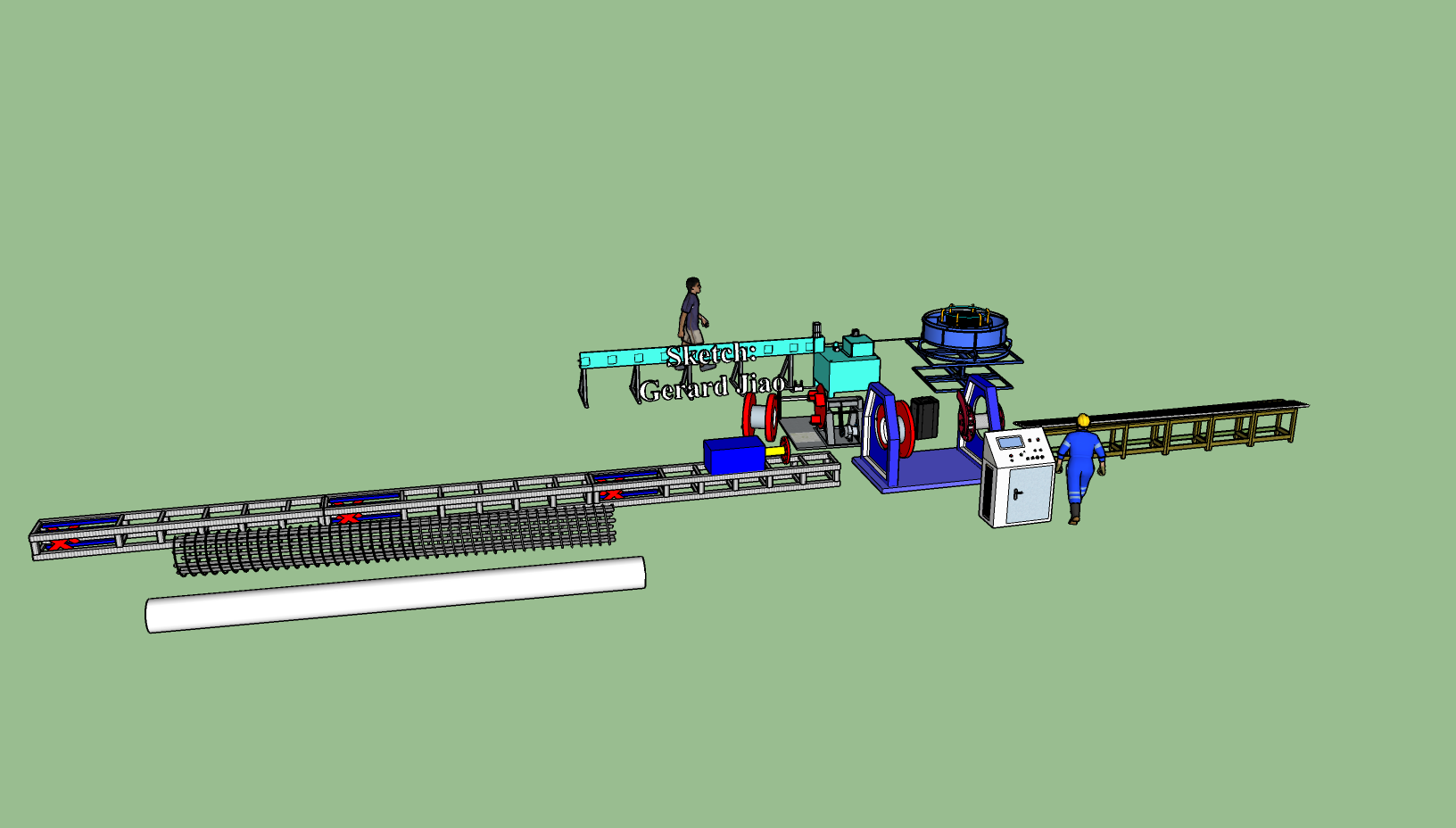 케이지 용접기 A