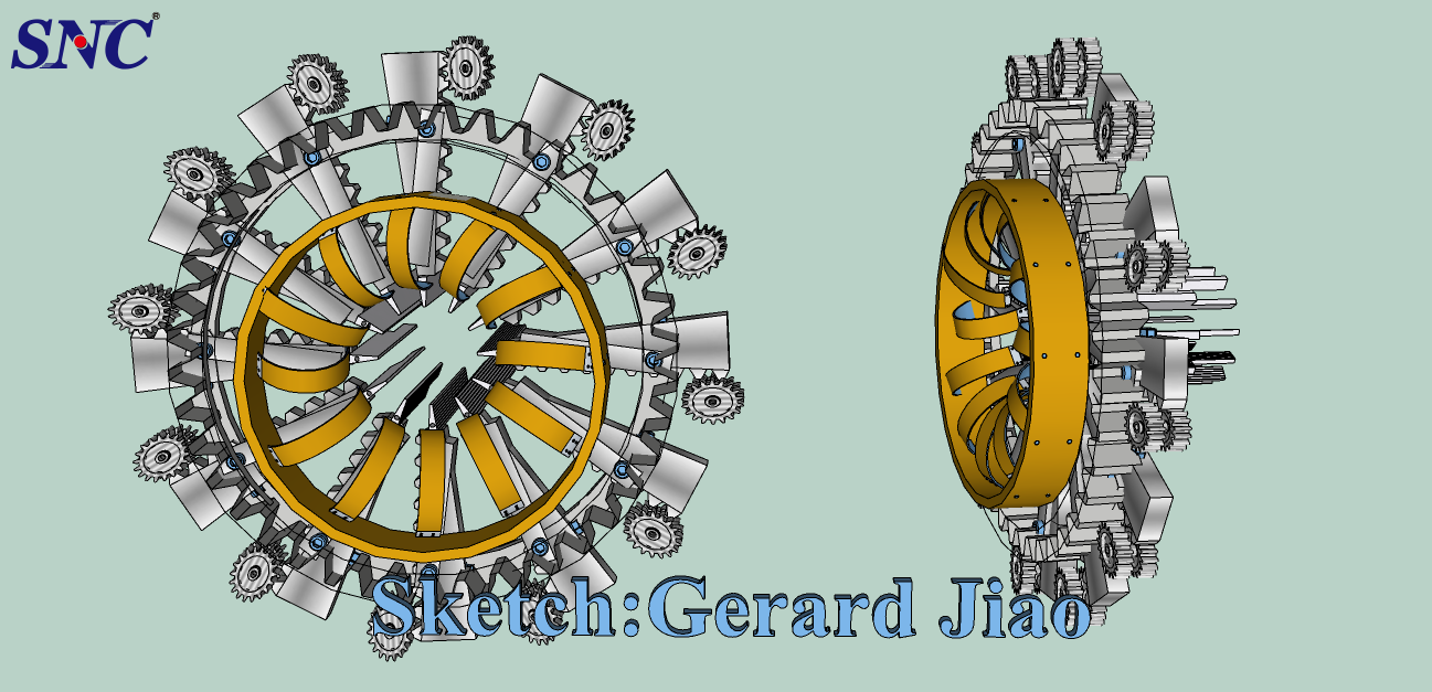 원추형 폴 케이지 용접기