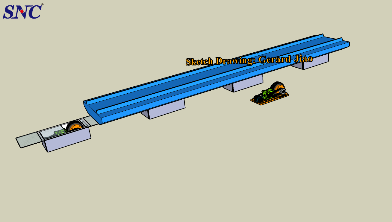 콘크리트 파이프 말뚝 가공용 평차장치